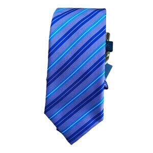 CANALI STRIPED TIE 100% SILK NEW